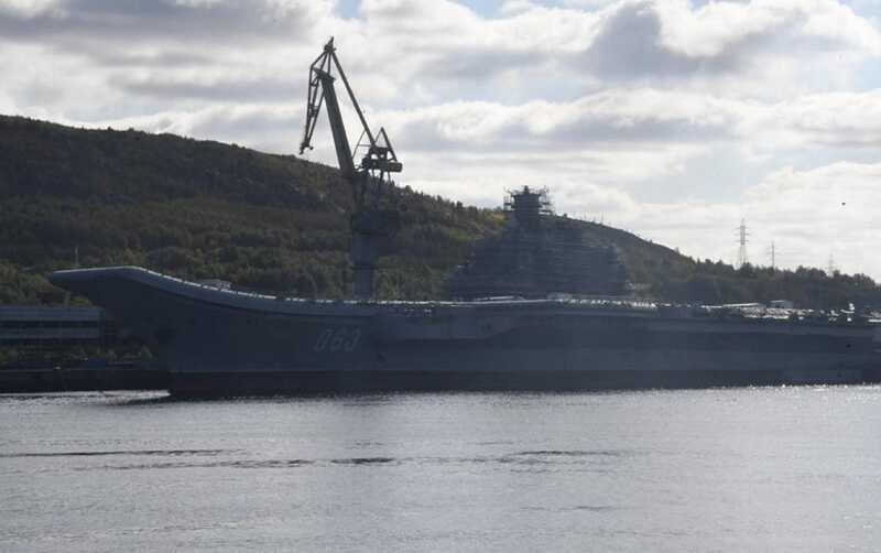 Россия рискует потерять единственный авианосец из-за технических проблем