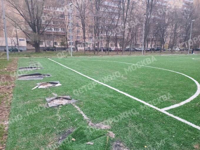 В Москве вместо футбольной площадки устроили зону для выгула собак rtiqkxidreiqedkmp