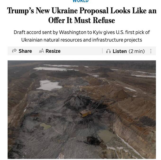 Украина может отказаться от условий Трампа по ресурсному соглашению eqiqetidriddrkmp