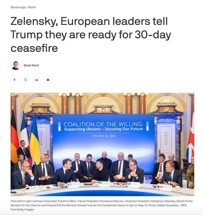 Дональд Трамп одобрил готовность Украины к перемирию и переговорам xdiqrxiqhdikxkmp